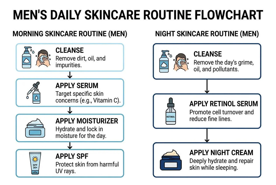 Anti-aging skincare routine for men: dermatologist-backed guide
