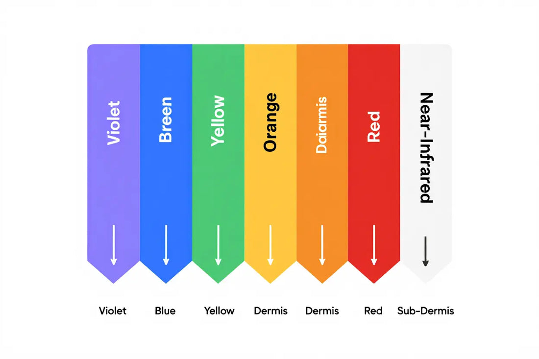 Led light therapy color benefits: exploring all wavelengths