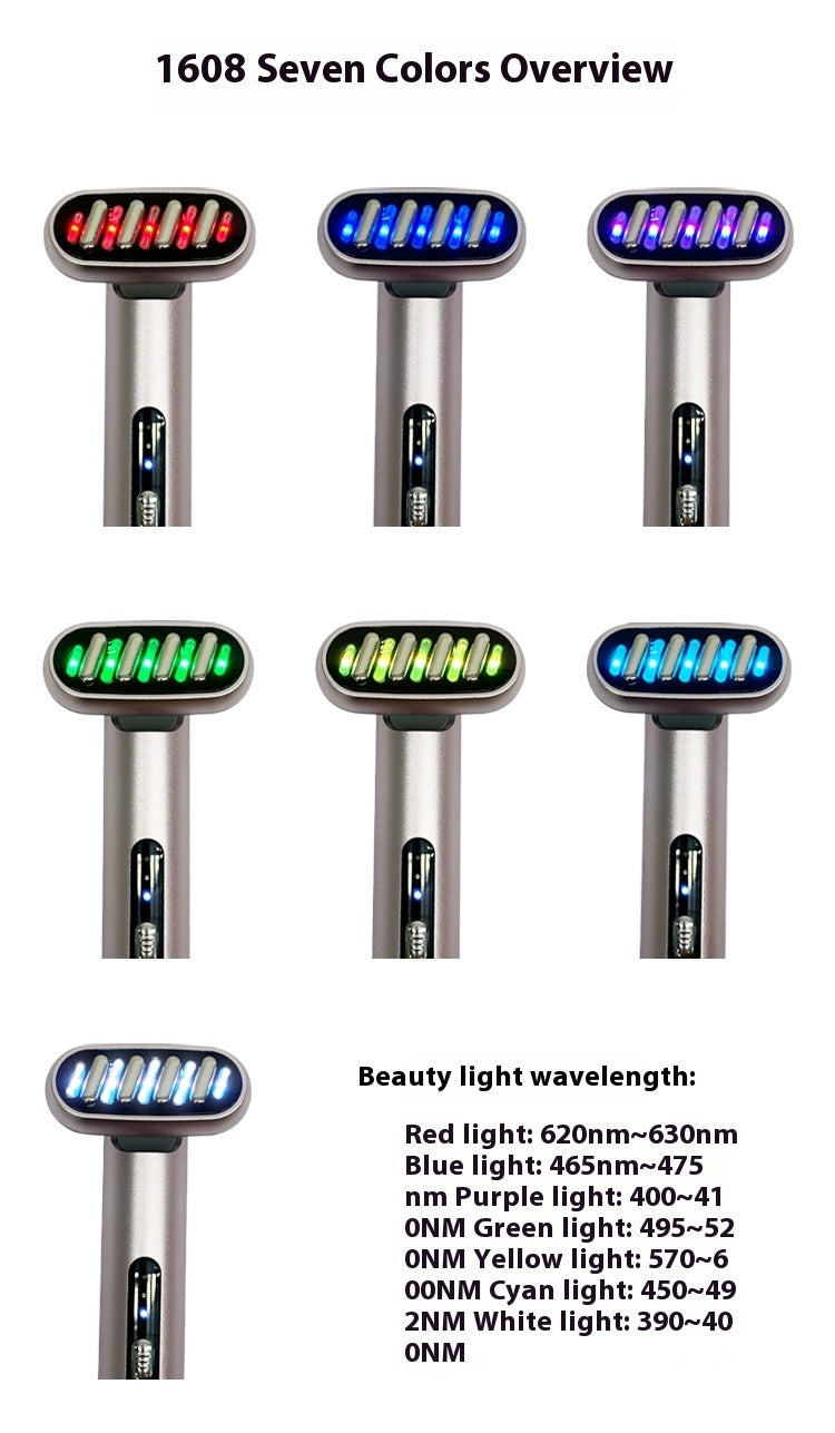 7 Color led light therapy how to use for glowing skin