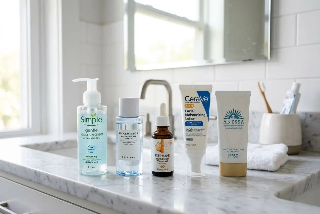 Routine soin visage ordre : les étapes matin et soir