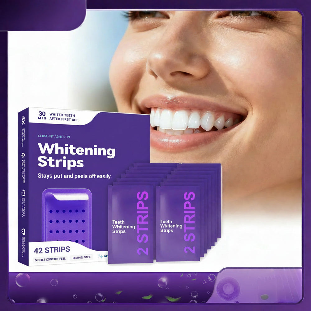 Bandes blanchissantes dents – éliminent les taches pour un sourire éclatant
