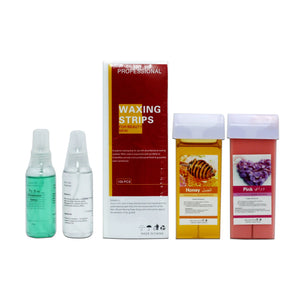 Kit Épilation à la Cire 6 en 1 – Chauffe-Cire Roll-On Professionnel
