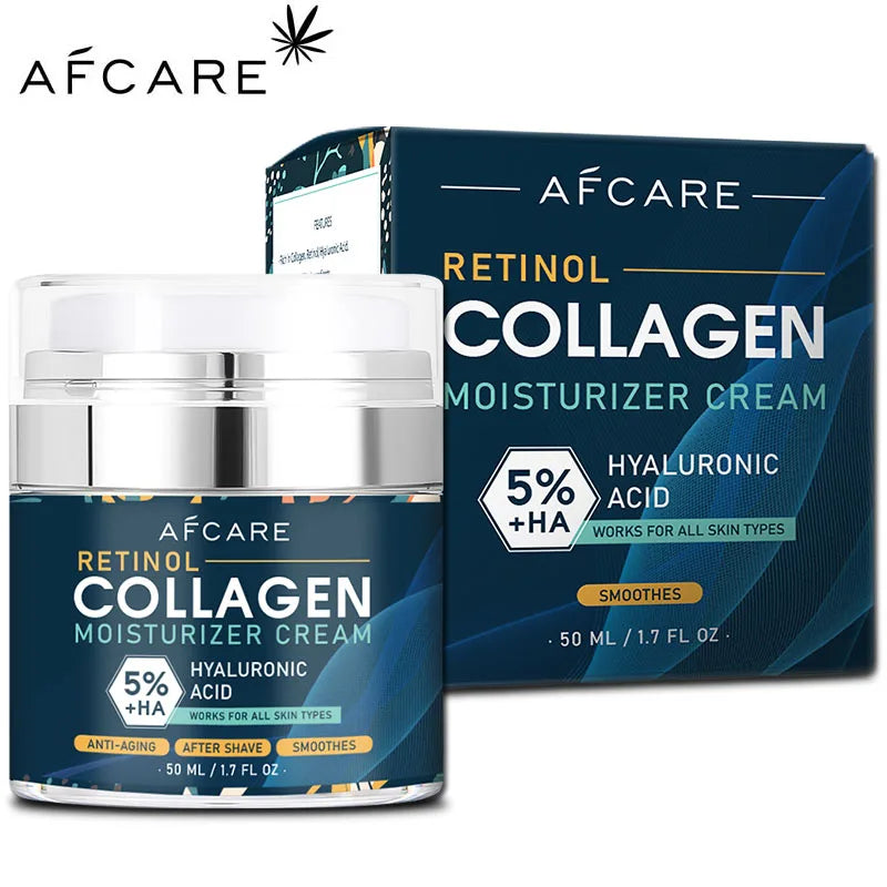 Crème hydratante au collagène et au rétinol