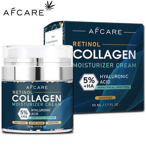 Crème hydratante au collagène et au rétinol